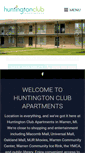 Mobile Screenshot of huntingtonclubapts.com